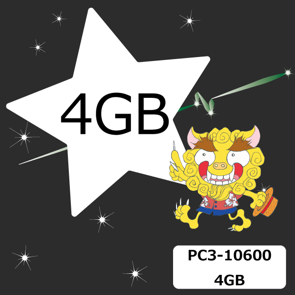 PC3-10600-4GB